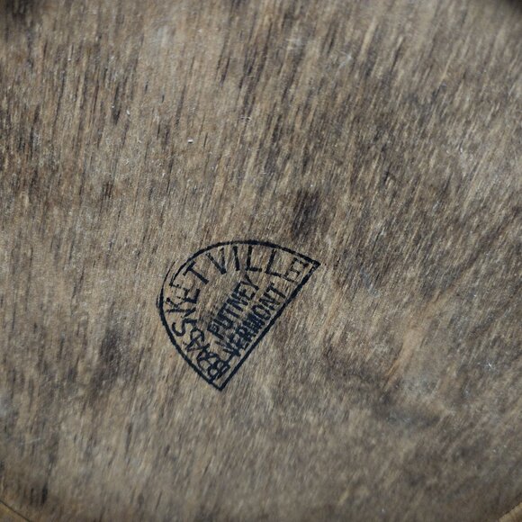 Vintage Basketville Putney Vermont Wood Barrel Cookie Bucket - Picture 9 of 9